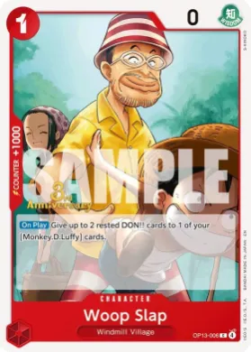 Woop Slap (OP13P OP13-006) Promos: Carrying on his Will