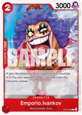Emporio.Ivankov (OP13P OP13-008) Promos: Carrying on his Will