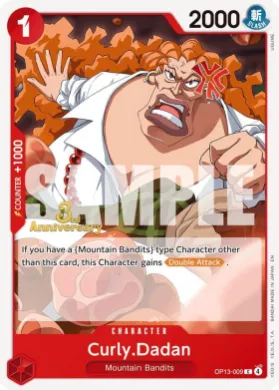 Curly.Dadan (OP13P OP13-009) Promos: Carrying on his Will