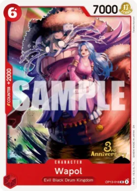 Wapol (OP13P OP13-018) Promos: Carrying on his Will