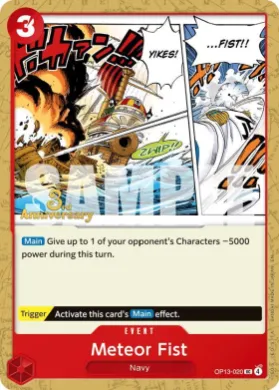 Meteor Fist (OP13P OP13-020) Promos: Carrying on his Will