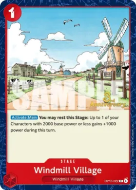 Windmill Village (OP13P OP13-022) Promos: Carrying on his Will