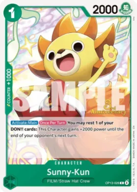 Sunny-Kun (OP13P OP13-026) Promos: Carrying on his Will