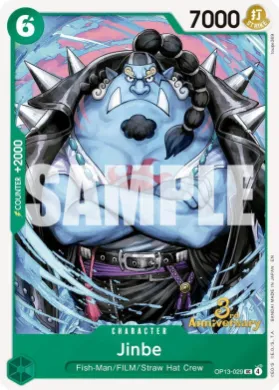 Jinbe (OP13P OP13-029) Promos: Carrying on his Will
