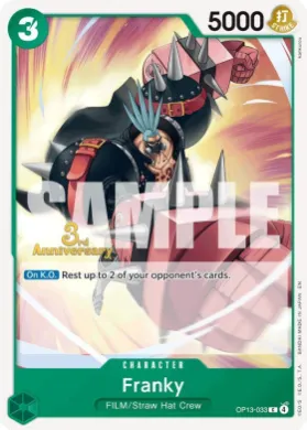 Franky (OP13P OP13-033) Promos: Carrying on his Will