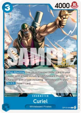 Curiel (OP13P OP13-044) Promos: Carrying on his Will