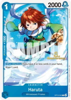 Haruta (OP13P OP13-045) Promos: Carrying on his Will