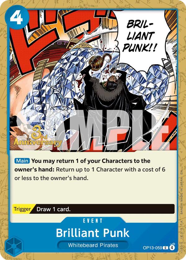 Brilliant Punk OP13-059 One Piece card