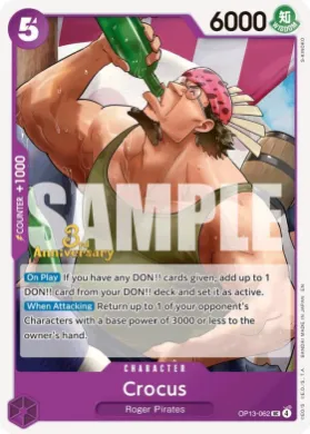 Crocus (OP13P OP13-062) Promos: Carrying on his Will