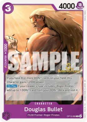 Douglas Bullet (OP13P OP13-068) Promos: Carrying on his Will