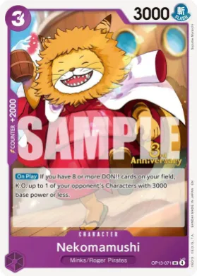 Nekomamushi (OP13P OP13-071) Promos: Carrying on his Will