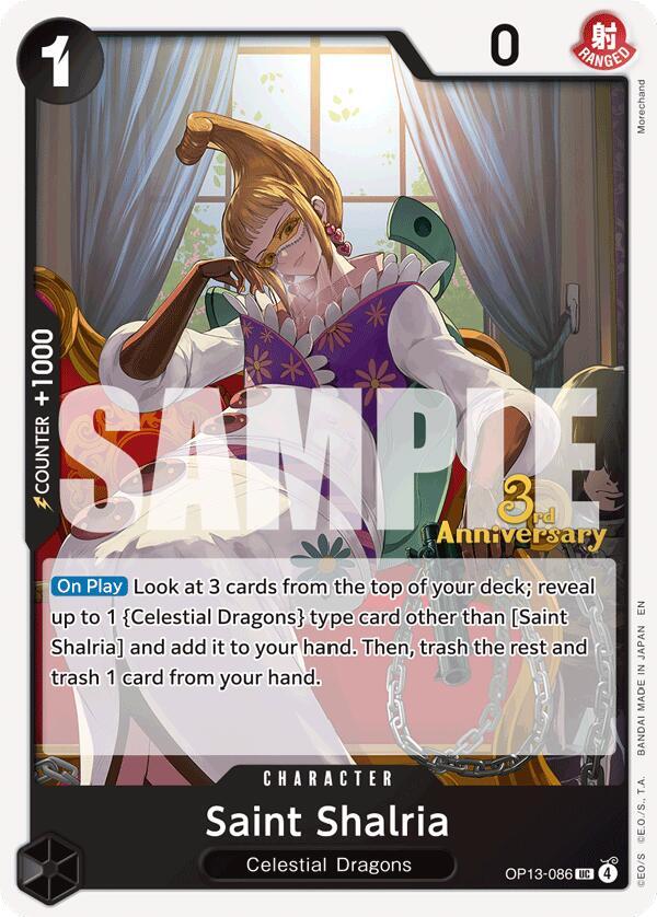 Saint Shalria OP13-086 One Piece card