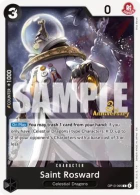 Saint Rosward (OP13P OP13-095) Promos: Carrying on his Will