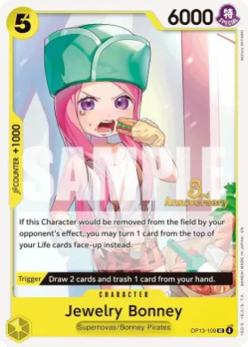 Jewelry Bonney (OP13P OP13-109) Promos: Carrying on his Will