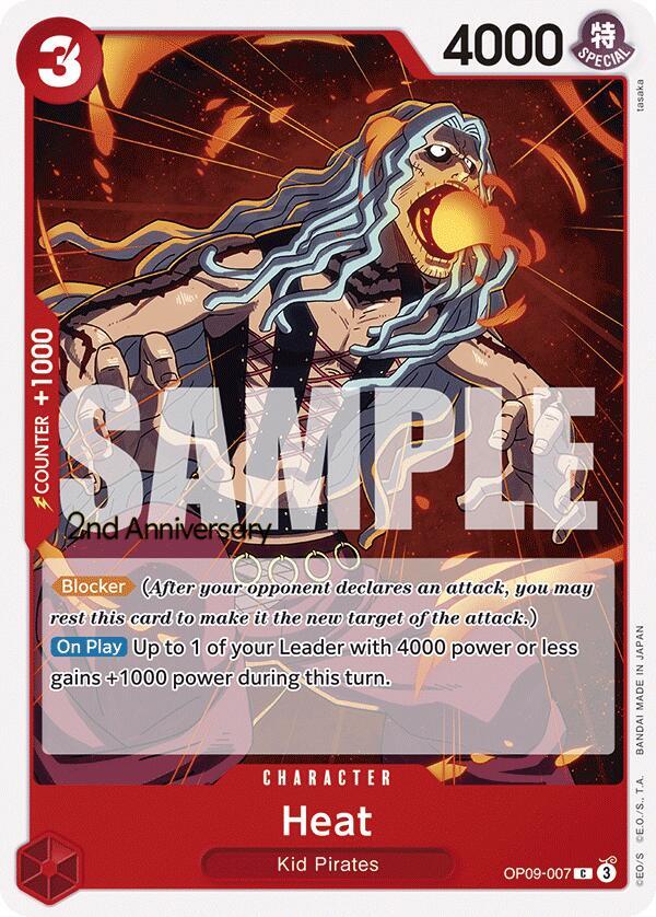 Heat OP09-007 One Piece card