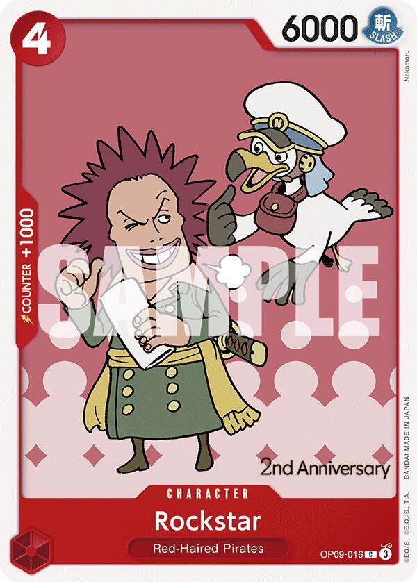 Rockstar OP09-016 One Piece card