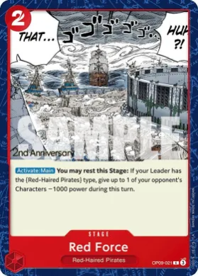 Red Force (OP09P OP09-021) Promos: Emperors in the New World