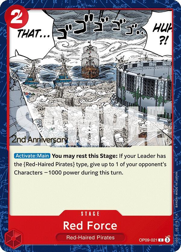 Red Force OP09-021 One Piece card