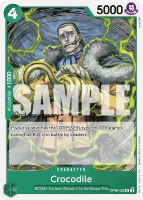 Crocodile (OP09P OP09-025) Promos: Emperors in the New World