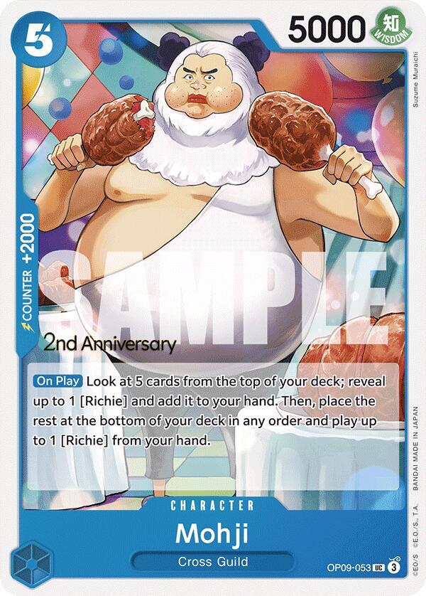 Mohji OP09-053 One Piece card