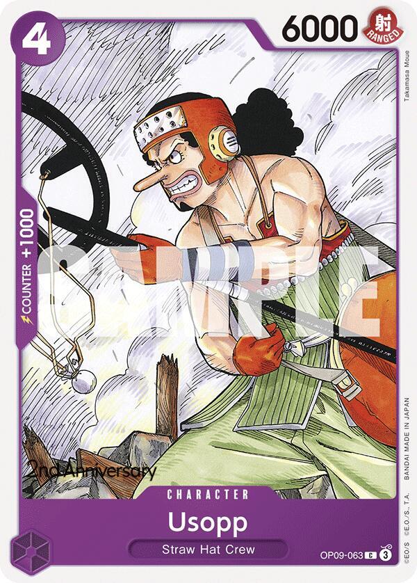 Usopp OP09-063 One Piece card