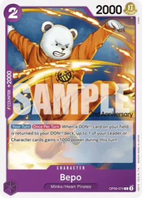 Bepo (OP09P OP09-074) Promos: Emperors in the New World