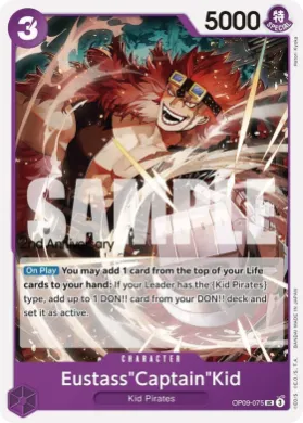 Eustass"Captain"Kid (OP09P OP09-075) Promos: Emperors in the New World