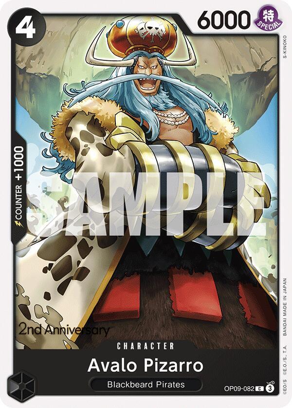 Avalo Pizarro OP09-082 One Piece card
