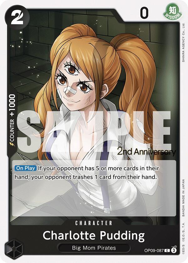 Charlotte Pudding OP09-087 One Piece card