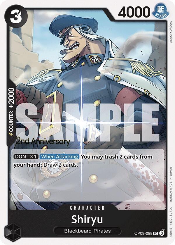 Shiryu OP09-088 One Piece card