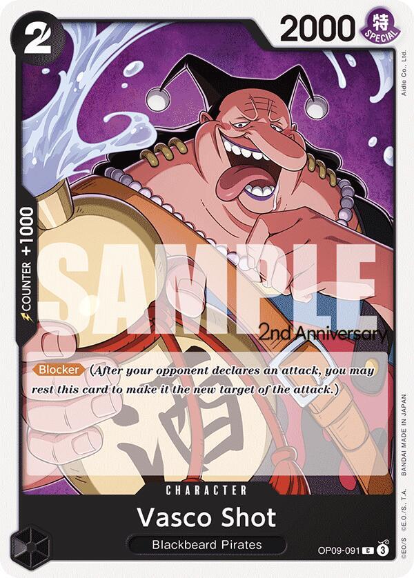 Vasco Shot OP09-091 One Piece card