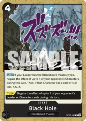 Black Hole (OP09P OP09-098) Promos: Emperors in the New World