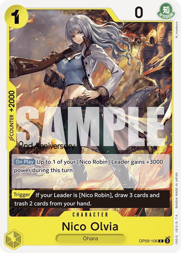 Nico Olvia OP09-106 One Piece card