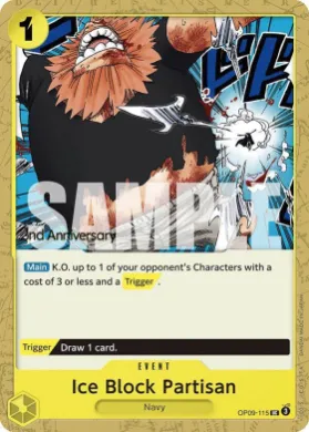Ice Block Partisan (OP09P OP09-115) Promos: Emperors in the New World
