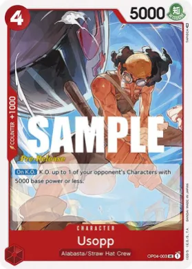 Usopp (OP04P OP04-003) Promos: Kingdoms of Intrigue
