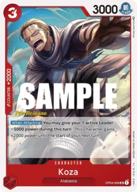 Koza (OP04P OP04-006) Promos: Kingdoms of Intrigue
