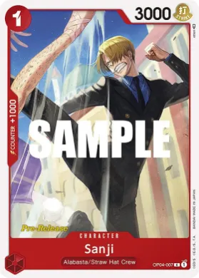 Sanji (OP04P OP04-007) Promos: Kingdoms of Intrigue