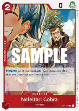 Nefeltari Cobra (OP04P OP04-012) Promos: Kingdoms of Intrigue