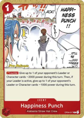 Happiness Punch (OP04P OP04-017) Promos: Kingdoms of Intrigue