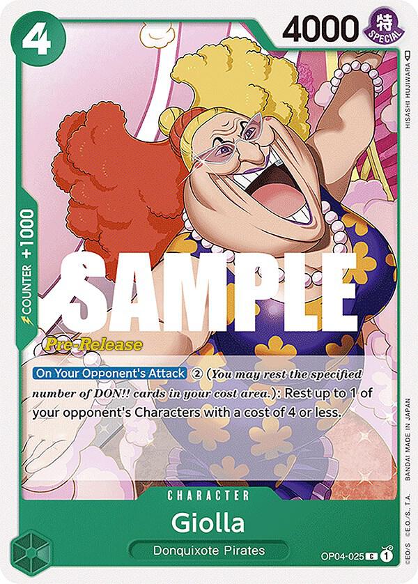 Giolla OP04-025 One Piece card