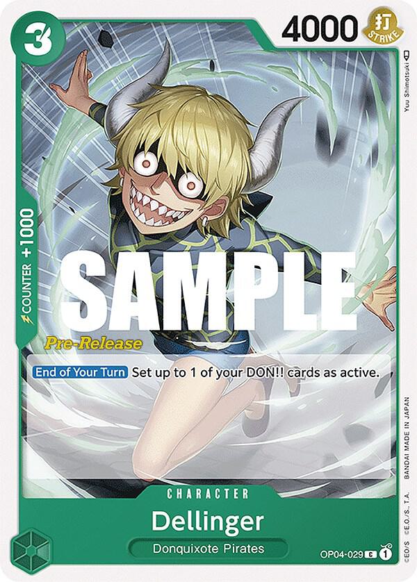 Dellinger OP04-029 One Piece card