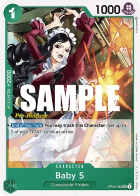 Baby 5 (OP04P OP04-032) Promos: Kingdoms of Intrigue
