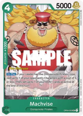 Machvise (OP04P OP04-033) Promos: Kingdoms of Intrigue