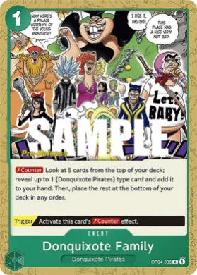 Donquixote Family (OP04P OP04-036) Promos: Kingdoms of Intrigue