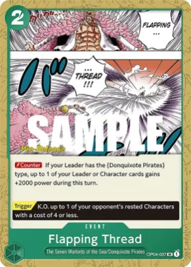 Flapping Thread (OP04P OP04-037) Promos: Kingdoms of Intrigue