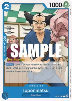 Ipponmatsu (OP04P OP04-042) Promos: Kingdoms of Intrigue