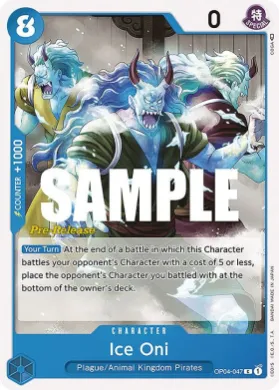 Ice Oni (OP04P OP04-047) Promos: Kingdoms of Intrigue
