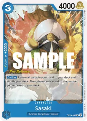 Sasaki (OP04P OP04-048) Promos: Kingdoms of Intrigue