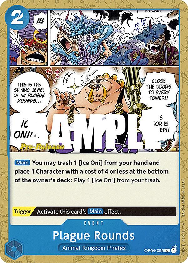Plague Rounds OP04-055 One Piece card