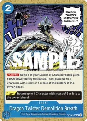 Dragon Twister Demolition Breath (OP04P OP04-057) Promos: Kingdoms of Intrigue